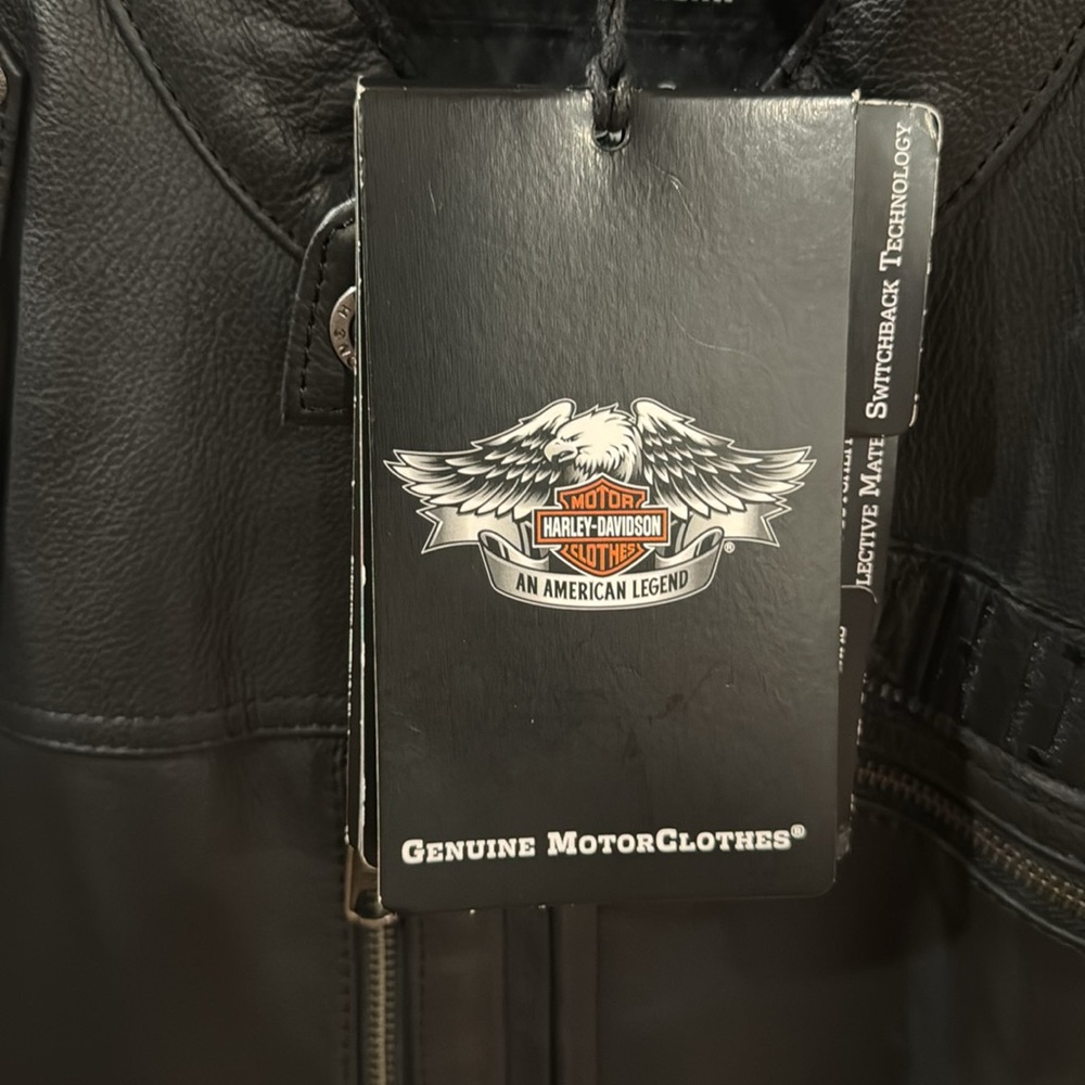 NWT Limited Edition Harley Davidson Leather Jacket unisex - Picture 4 of 8